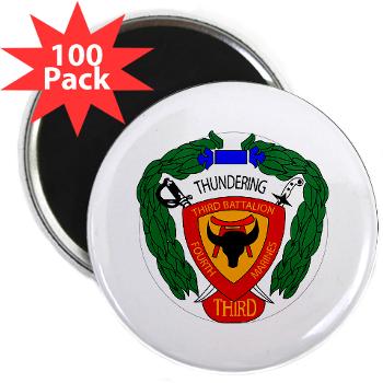 3B4M - M01 - 01 - 3rd Battalion 4th Marines - 2.25" Magnet (100 pack) - Click Image to Close